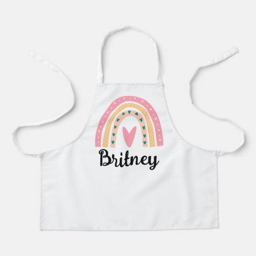 Personalized Baking Cooking Birthday Gift Rainbow Apron