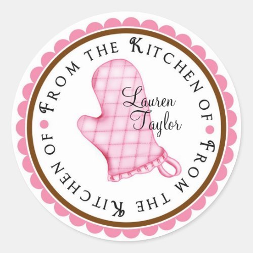 Personalized Baking Cooking Kitchen Stickers