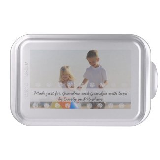 Personalized Baking Pan Photo and Text