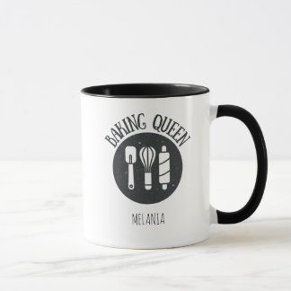 Personalized Baking Queen Mug | Custom Coffee Mug