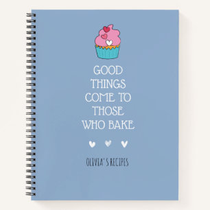 Personalized Baking Recipe Notebook