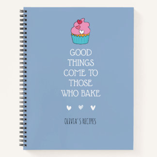 Personalized Baking Recipe Notebook
