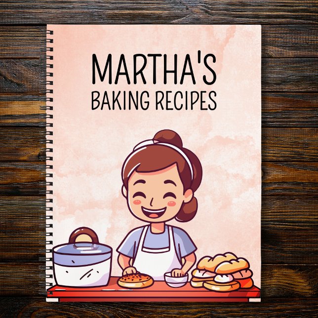 Personalized Baking Recipe Notebook Custom Recipe  (Creator Uploaded)