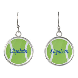 Personalized ball earrings