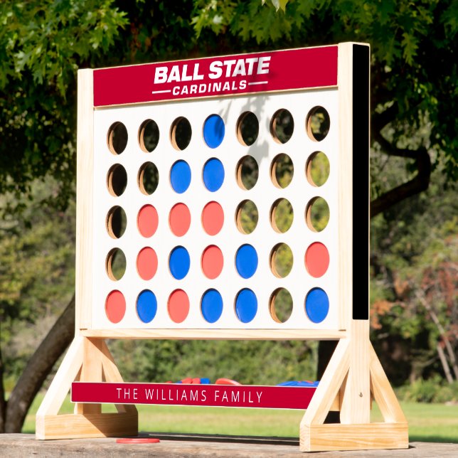 Personalized Ball State Cardinals Fast Four (Lawn)