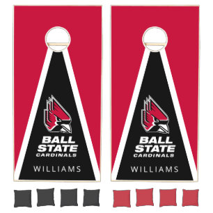 Personalized Ball State University Cornhole Set