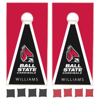 Personalized Ball State University Cornhole Set
