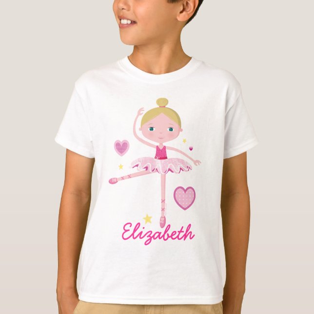 Personalized Ballerina A T-Shirt (Front)