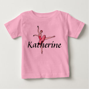 Personalized Ballerina Baby Bodysuit
