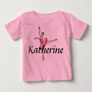 Personalized Ballerina Baby Bodysuit