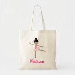 Personalized Ballerina Ballet Class Tote Bag at Zazzle