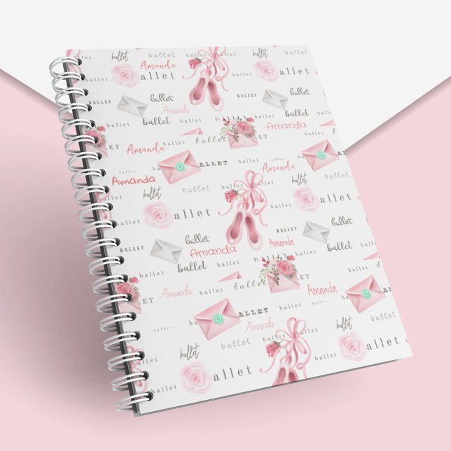 Personalized Ballerina Ballet Name  Notebook (Creator Uploaded)