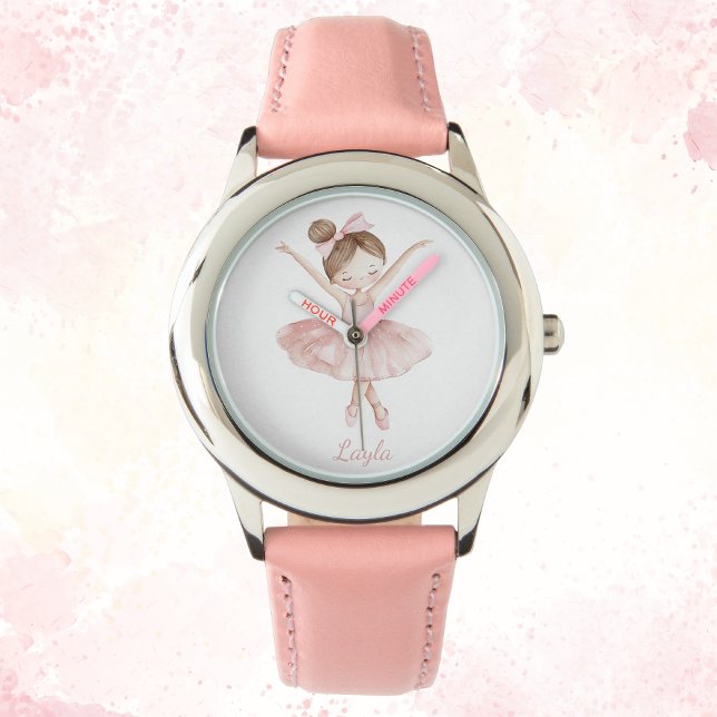 Personalized Ballerina Children's Watch (Creator Uploaded)