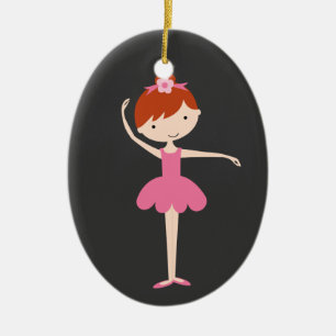 Personalized Ballerina Christmas Ornament