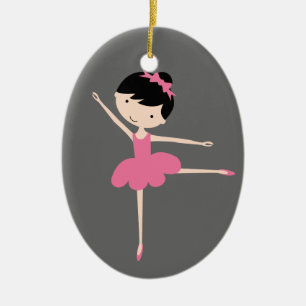 Personalized Ballerina Christmas Ornament