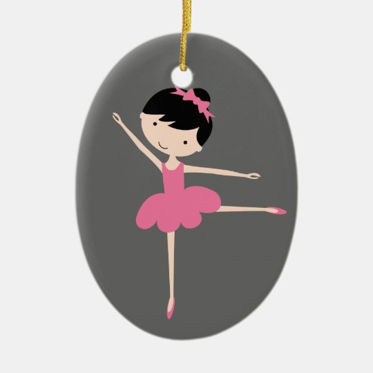 Personalized Ballerina Christmas Ornament