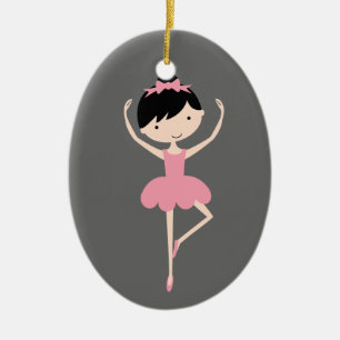 Personalized Ballerina Christmas Ornament