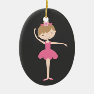 Personalized Ballerina Christmas Ornament