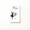 Personalized Ballerina Light Switch Cover