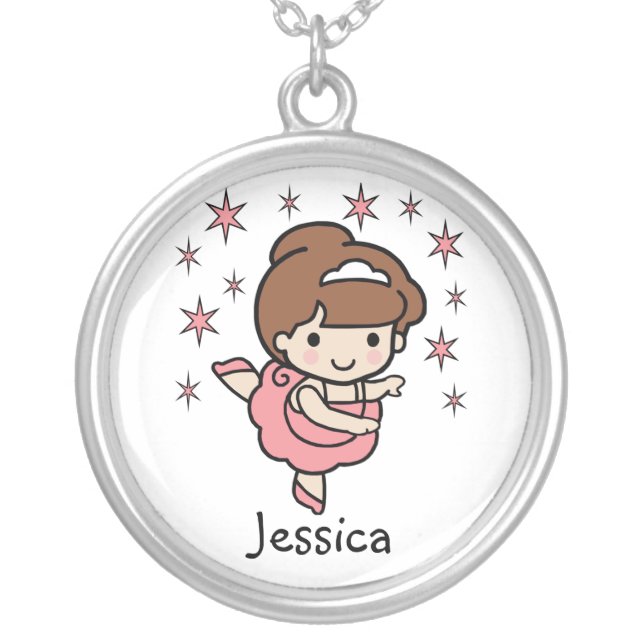 Personalized Ballerina Necklace (Front)