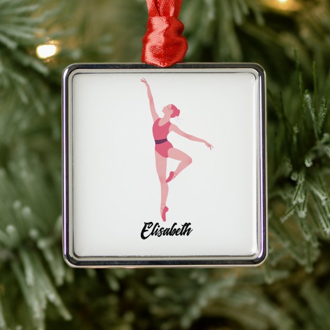 Personalized Ballerina Ornament – Custom Dance  (Tree)