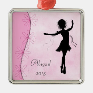 Personalized Ballerina Silhouette Ornament