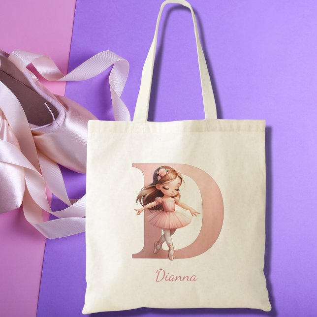 Personalized Ballerina Tote Bag (Creator Uploaded)