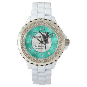 Personalized Ballerina Watch, Bat Mitzvah Gift Watch