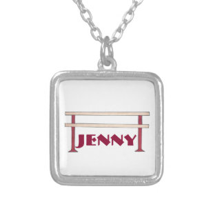 Personalized Ballet Barre Dance Dancer Necklace