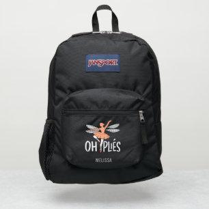 Personalized Ballet Dancer Oh Plies Dance Teachers JanSport Backpack