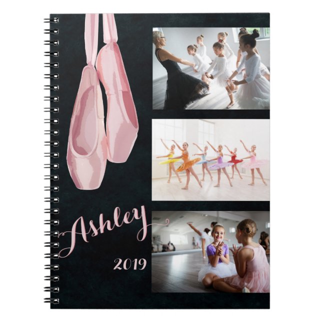 Personalized Ballet Photo Notebook (Front)