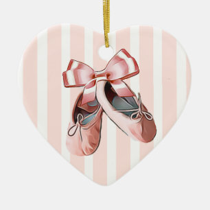 Personalized Ballet Slippers Christmas Ornament