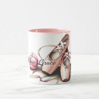 Personalized Ballet Slippers Mug