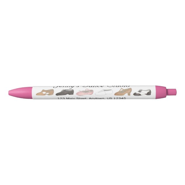 Personalized Ballet Tap Jazz Shoe Dance Studio Pen (Front)
