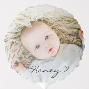 personalized Balloon, Custom new baby photo on Balloon