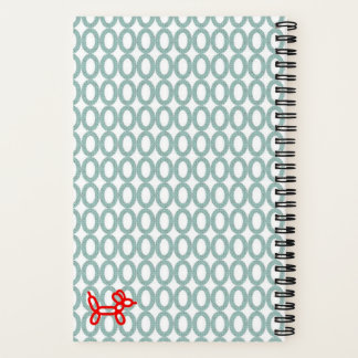 Personalized Balloon Dog Spiral Notebook
