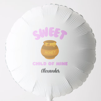 Personalized balloon for child's birthday party