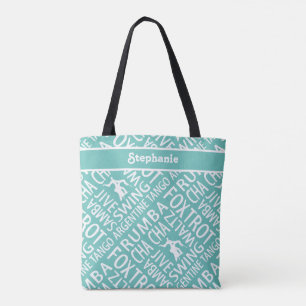 Personalized Ballroom Dance Tote Bag