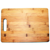 Personalized Bamboo Cutting Board Gift for Runner (Back)