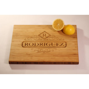 Personalized Bamboo Cutting Board - Rodriguez