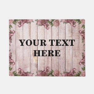 Personalized Bamboo Wood Doormat