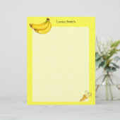 Personalized Bananas Letterhead (Standing Front)
