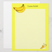 Personalized Bananas Letterhead (Front/Back)