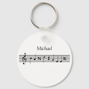 Personalized Band Geek Keychain