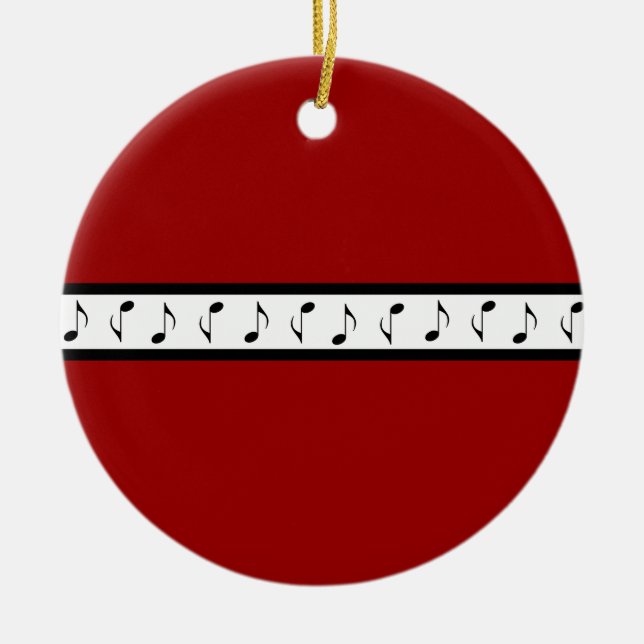 Personalized Band Music Ornament Gift (Front)