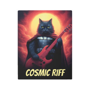 Personalized Band Room Poster Funny Sci-Fi Cat