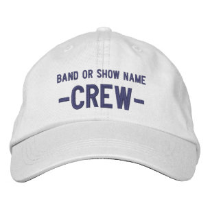 Personalized Band Show Event Name Media Crew Embroidered Baseball Cap