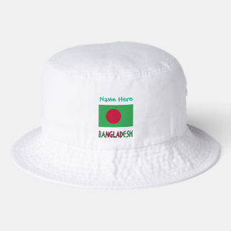 Personalized Bangladesh Flag Bucket Hat
