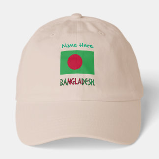 Personalized Bangladesh Flag Hat