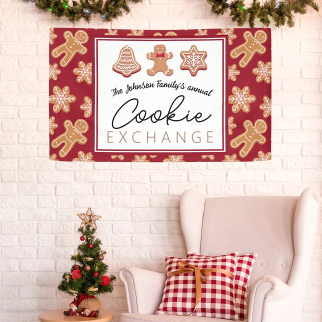 Personalized Banner Christmas Cookie Exchange (Creator Uploaded)